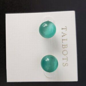 Green ball Talbot's earrings